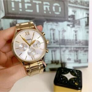Fossil BQ2809 Fenmore Multifunction Gold-Tone Stainless Stee